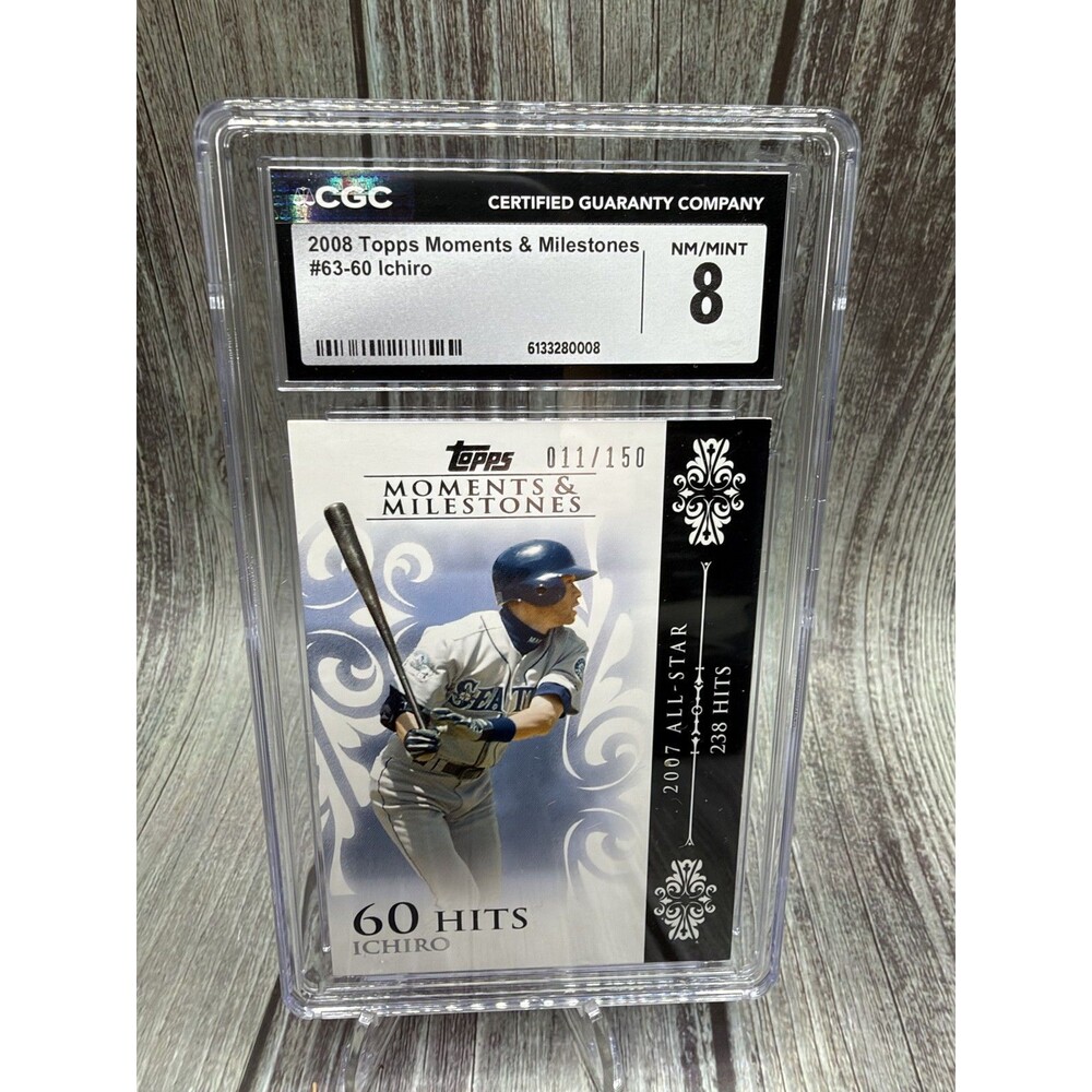 2008 Topps Moments & Milestones Ichiro Suzuki #63-28 2007 All-Star 238 Hits /150